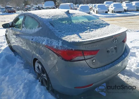 2015 Hyundai Elantra Sport from USA, damaged, VIN KMHDH4AH6FU231844